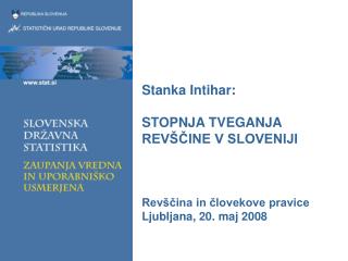 Vsebina : Izhodišča za izračun praga in stopnje tveganja revščine Izračun ekvivalentnega dohodka