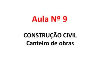 Aula Nº 9