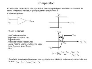 Komparatori