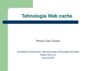 Tehnologia Web cache