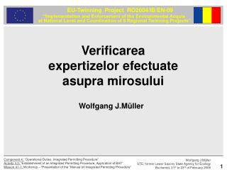 Verificarea expertizelor efectuate asupra mirosului