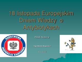 18 listopada Europejskim Dniem Wiedzy o Antybiotykach