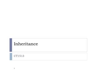 Inheritance