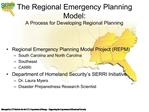 The Regional Emergency Planning Model: A Process for Developing Regional Planning