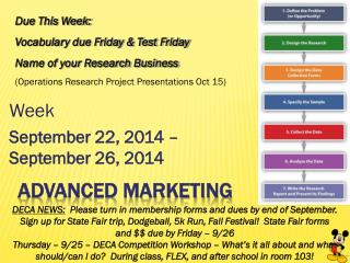Advanced Marketing