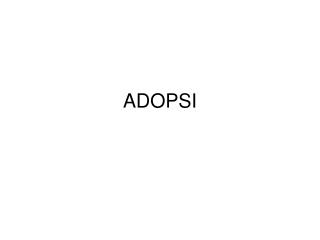 ADOPSI