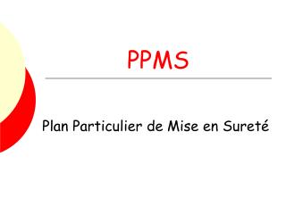 PPMS