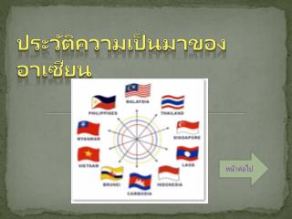 ประวัติความเป็นมาของอาเซียน