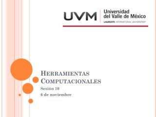 Herramientas Computacionales