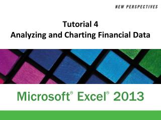 Tutorial 4 Analyzing and Charting Financial Data