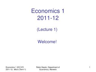 Economics 1 2011-12