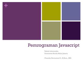 Pemrograman Javascript
