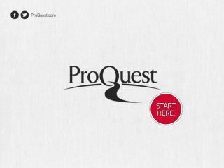 PROQUEST DISSERTATIONS &amp; THESES A&amp;I (PQDT)