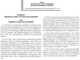Brandenburgisches Naturschutzgesetz – BbgNatSchG v.20. .4. 2004