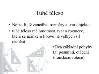 Tuhé těleso