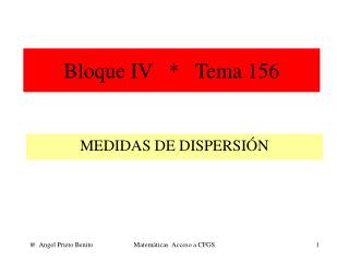 Bloque IV * Tema 156