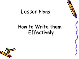 Lesson Plans