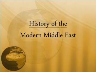 History of the Modern Middle East