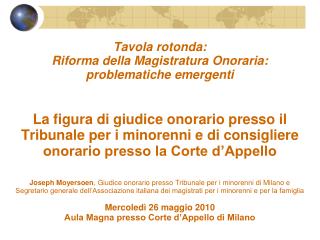 Struttura dell’intervento