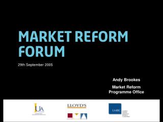 Market Reform Forum