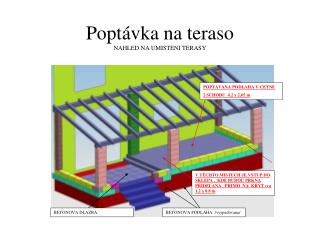 Poptávka na teraso NAHLED NA UMISTENI TERASY