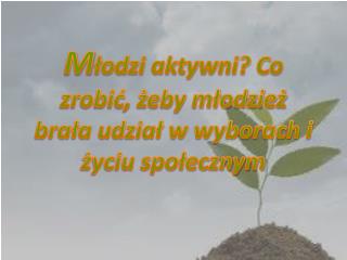 M łodzi aktywni? Co zrobić, żeby młodzież brała udział w wyborach i życiu społecznym