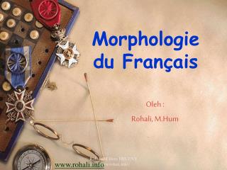 Morphologie du Français