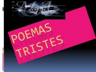 Poemas Tristes