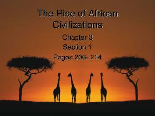 The Rise of African Civilizations