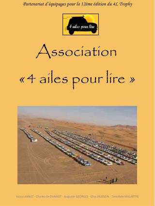 Association «  4 ailes pour lire  »
