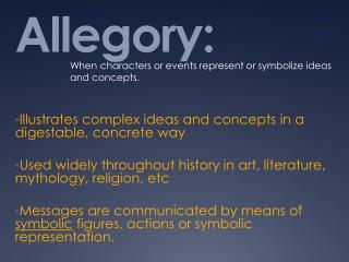 Allegory: