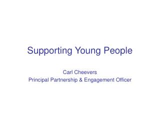 Supporting Young People