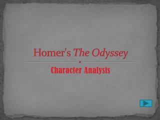 Homer's The Odyssey