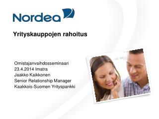 Yrityskauppojen rahoitus