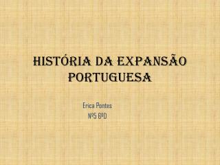 História da expansão portuguesa