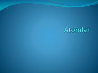 Atomlar