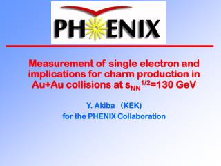 The PHENIX Collaboration