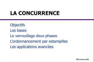 LA CONCURRENCE