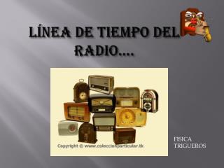 LÍNEA DE TIEMPO DEL RADIO….