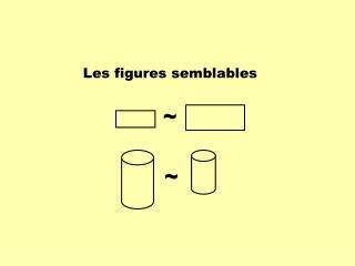 Les figures semblables