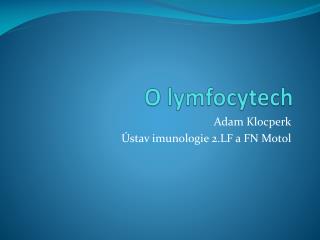 O lymfocytech