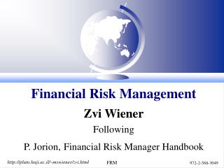 Financial Risk Management