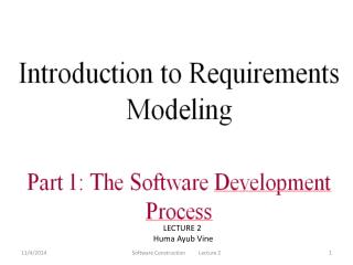 LECTURE 2 Huma Ayub Vine