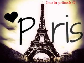 Ime in priimek 