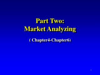 Part Two: Market Analyzing