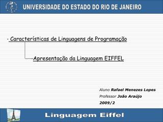 Características de Linguagens de Programação