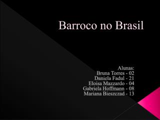 Barroco no Brasil