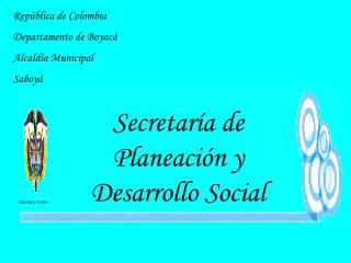 Secretaría de Planeación y Desarrollo Social