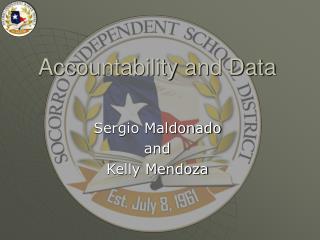 Accountability and Data