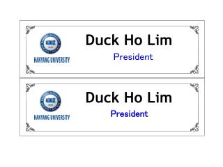 Duck Ho Lim